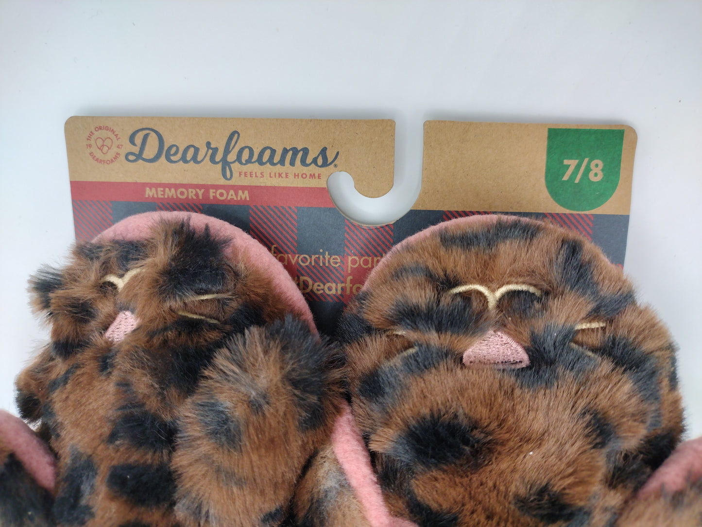 Toddler Girl Dearfoams Slippers Size 7/8 NWT