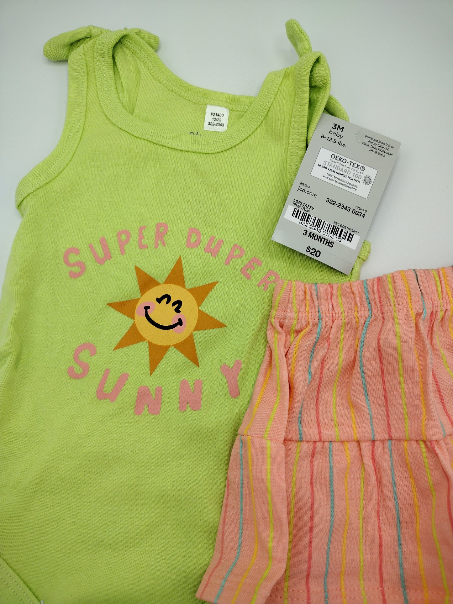 Baby Girl Okie Dokie Summer Bundle Size 3 Months NWT
