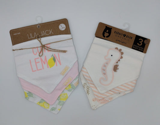 Baby Bandana Bibs Bundle NWT