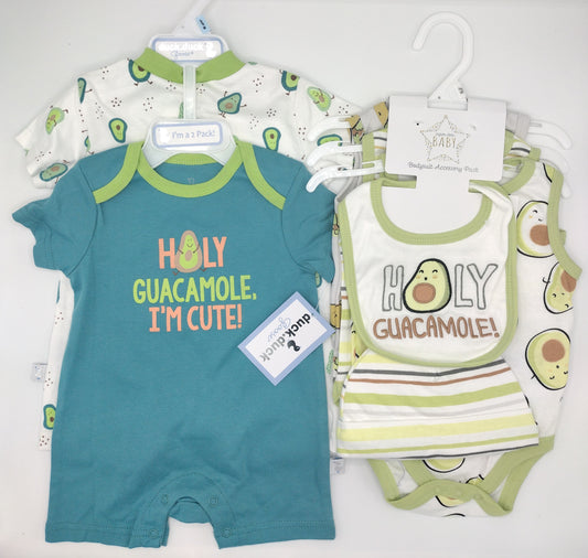 Baby Avocado & Taco Outfit Sets Size 3-6 Months NWT