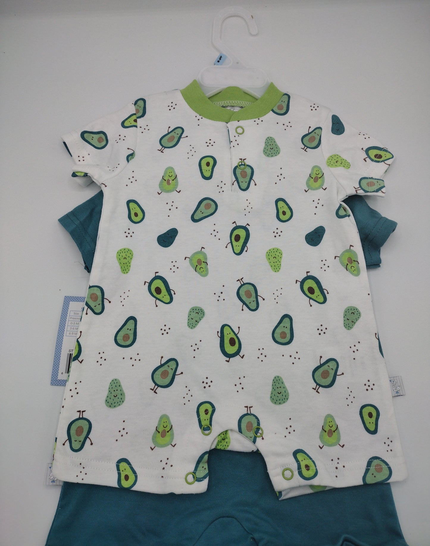 Baby Avocado & Taco Outfit Sets Size 3-6 Months NWT