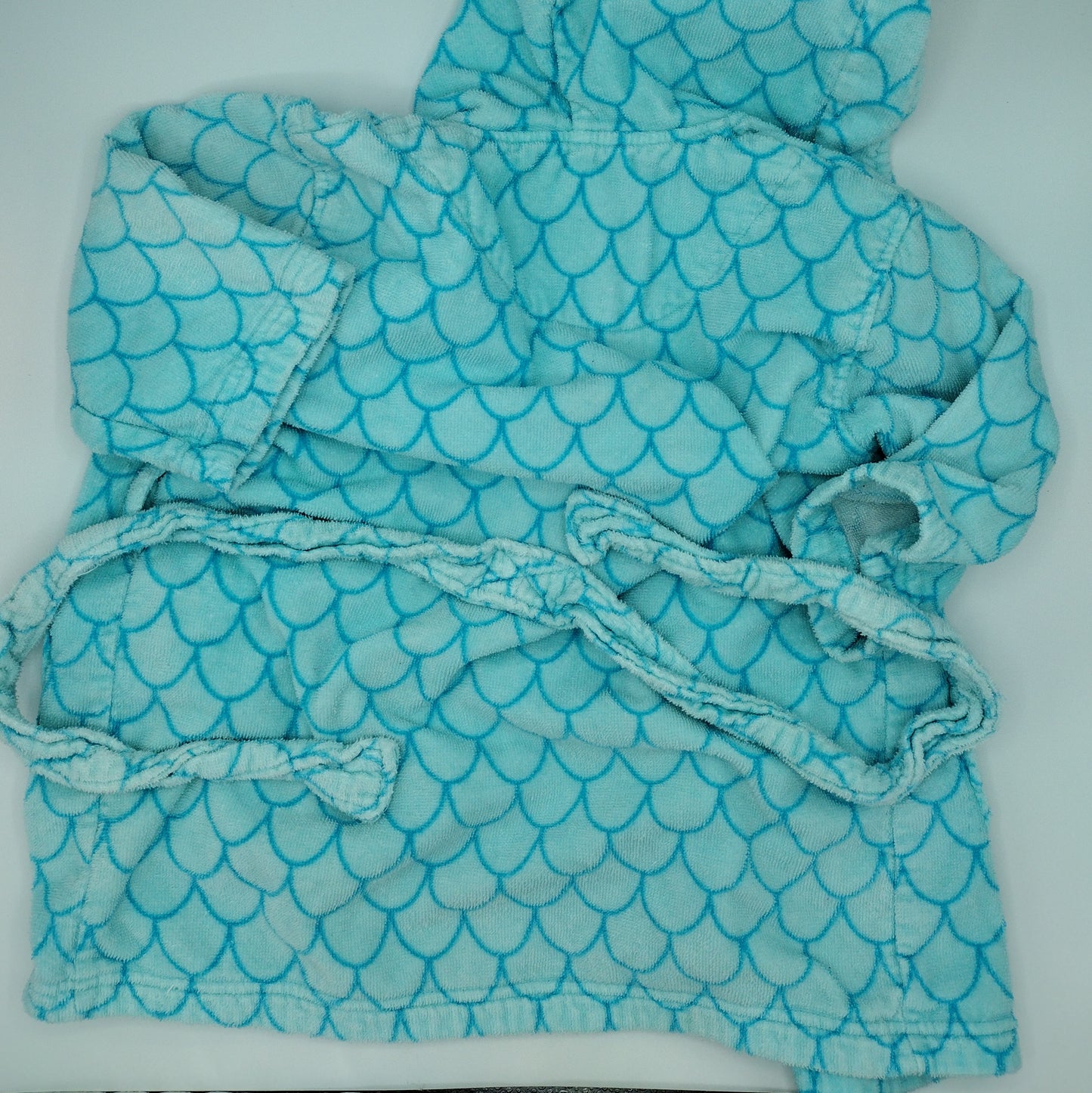 Toddler Girls Nautica Mermaid Bathrobe Size 3/4 Pre-Owned