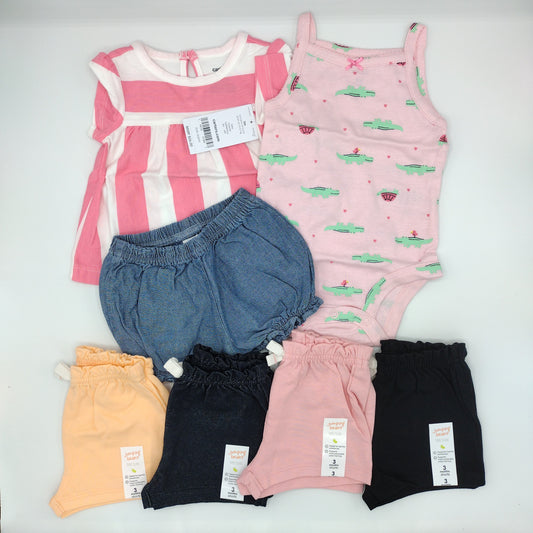 Baby Girl Summer Clothes Bundle Size 3 Months NWT