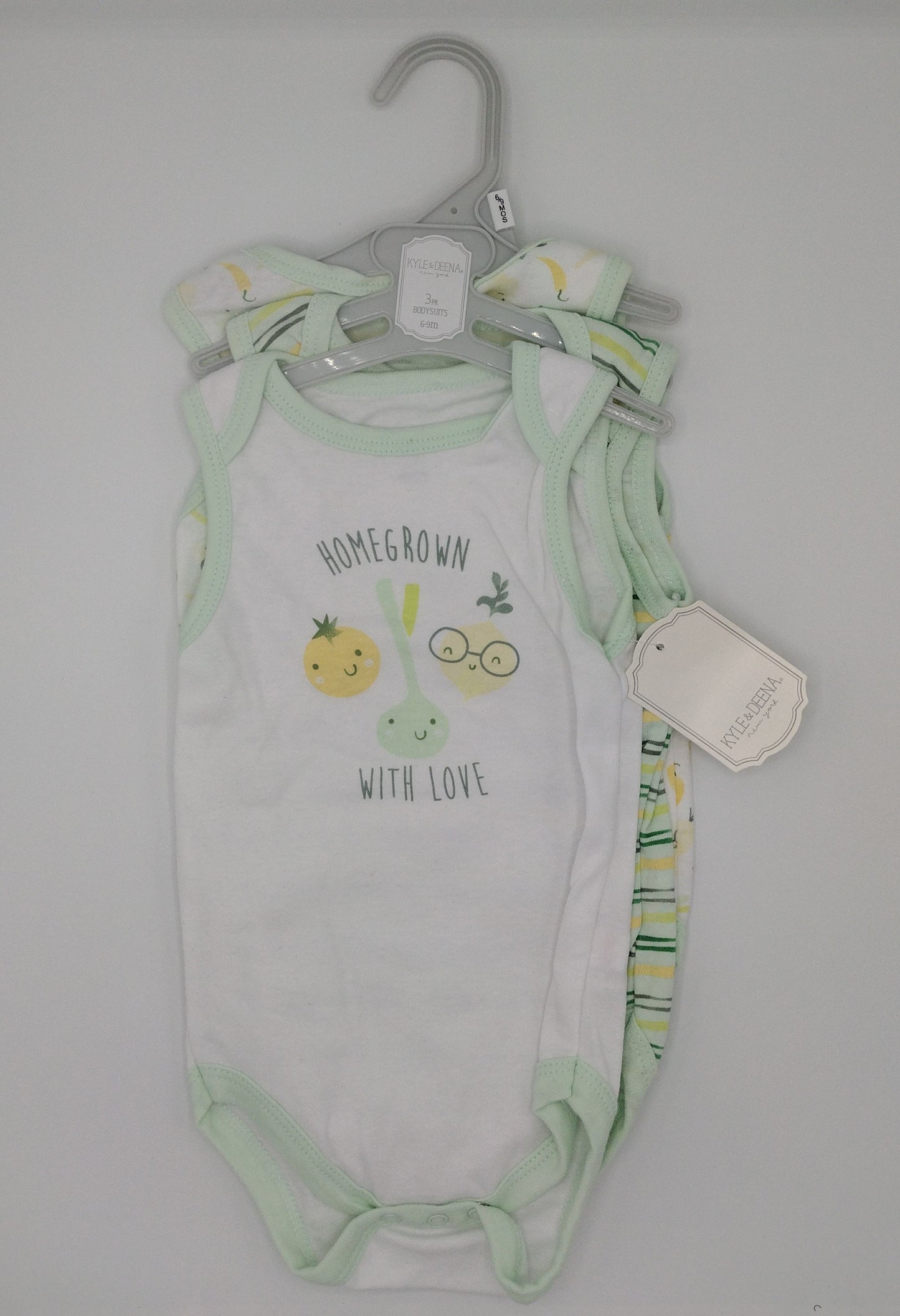 Baby Sleeveless Bodysuits Set Size 6-9 Months NWT